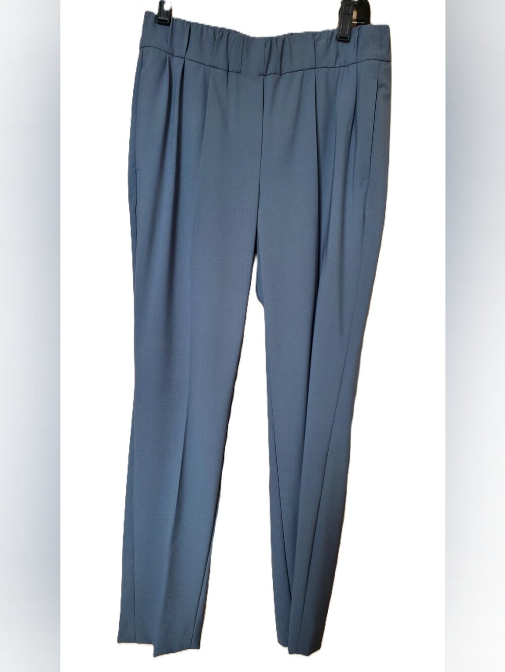 New Brunello Cucinelli Light Slate Blue Tailored Tapered Pants